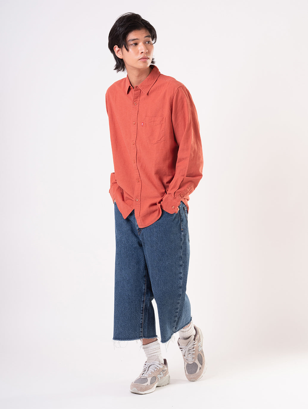 578™ バギージーンズ カプリ ミディアムインディゴ – リーバイス®公式