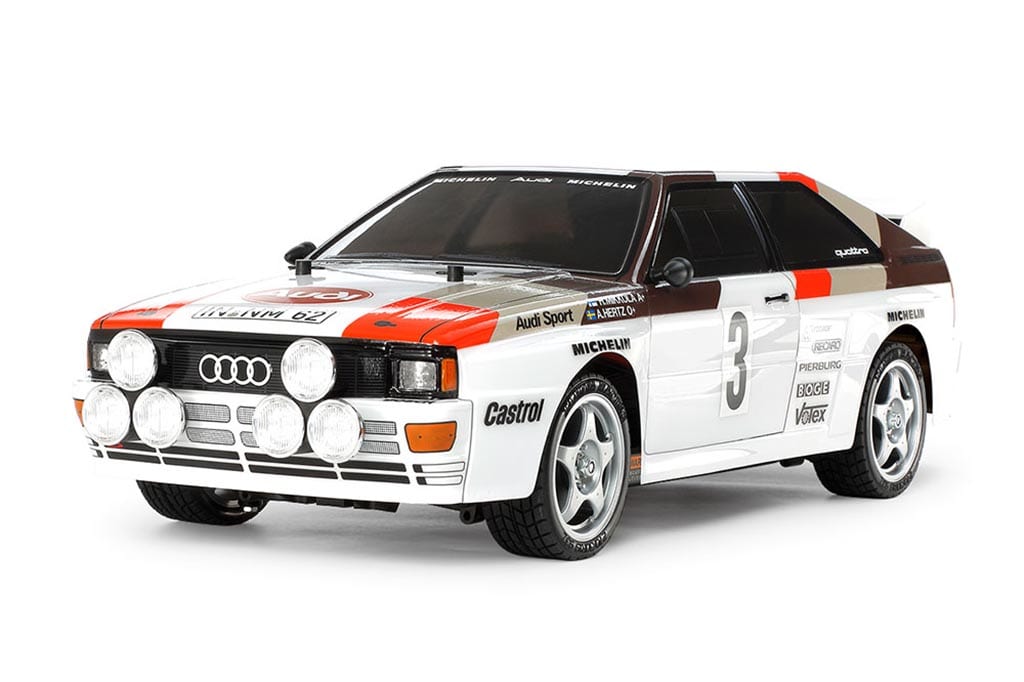 新製品【タミヤ】1980年代のWRCを席巻したアウディの名車をラジコン化