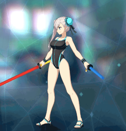 FGO】水着宮本武蔵の再臨画像とマテリアル情報 - 神ゲー攻略