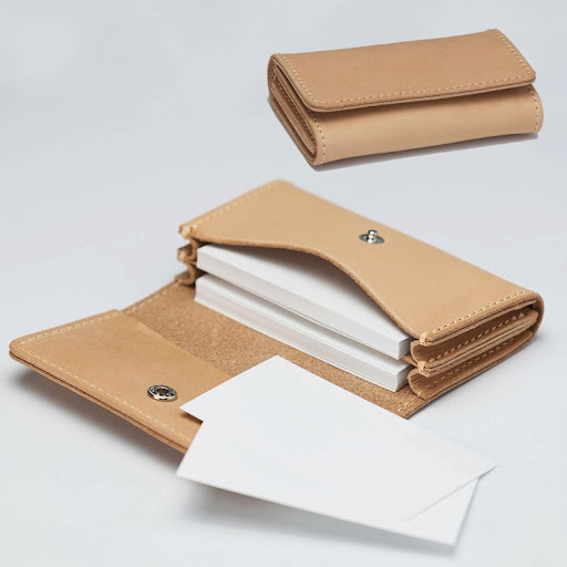 カードケース/名刺入れ　ブラウン Dual レザー