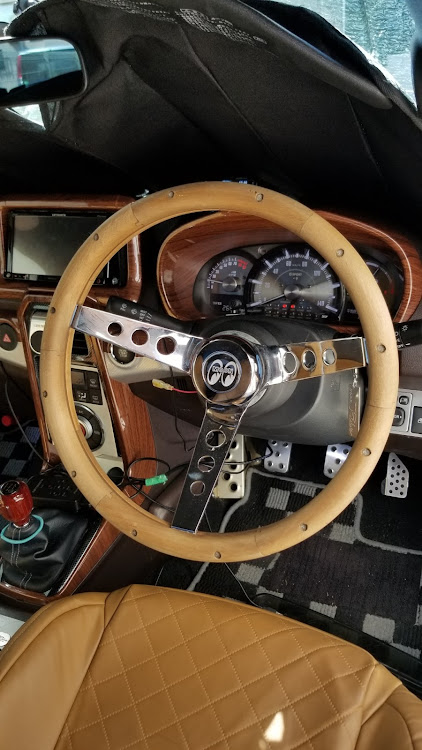 コペンのグラントステアリング・グラント・ウッドステアリング・コペン