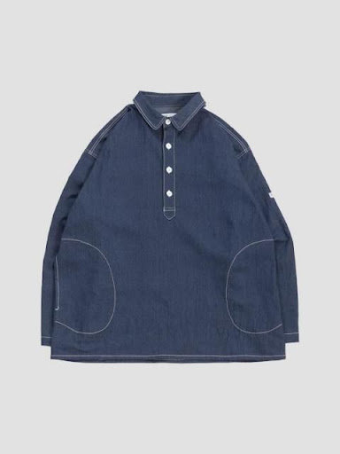 デニムプルオーバーシャツ | ユニセックス - KEY MEMORY Online Shop