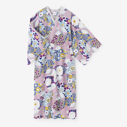 高島縮 20/20 半衿みたて涼衣（りょうい）／扇（おうぎ）