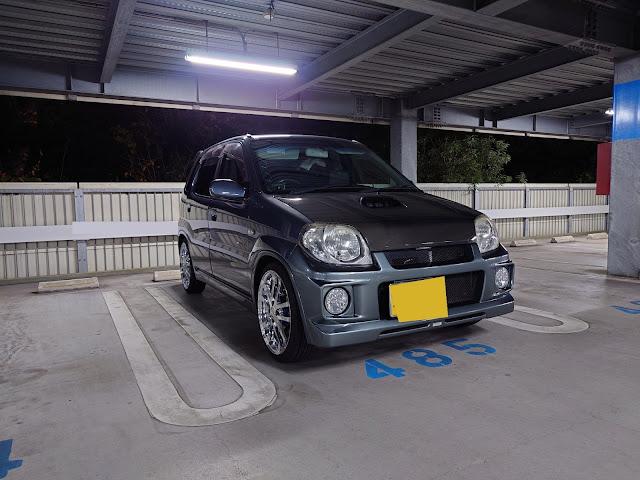 Keiワークス HN22Sのインタークーラー交換に関するカスタム・ドレス