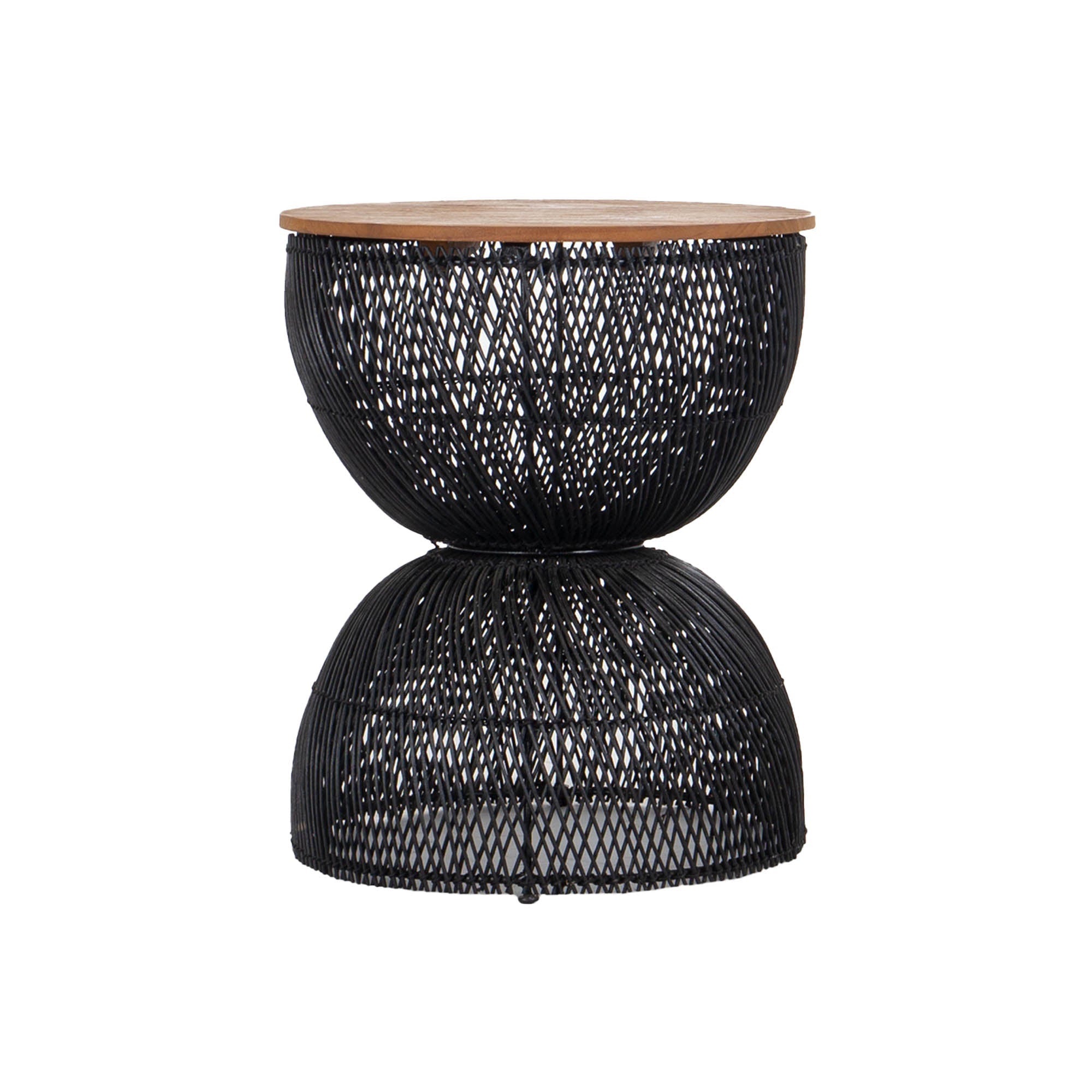 D-Bodhi Wave Side Table - Black – LH Home