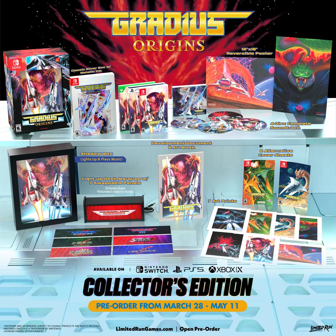 Gradius Origins Collector's Edition (Switch, PS5, Xbox) – Limited