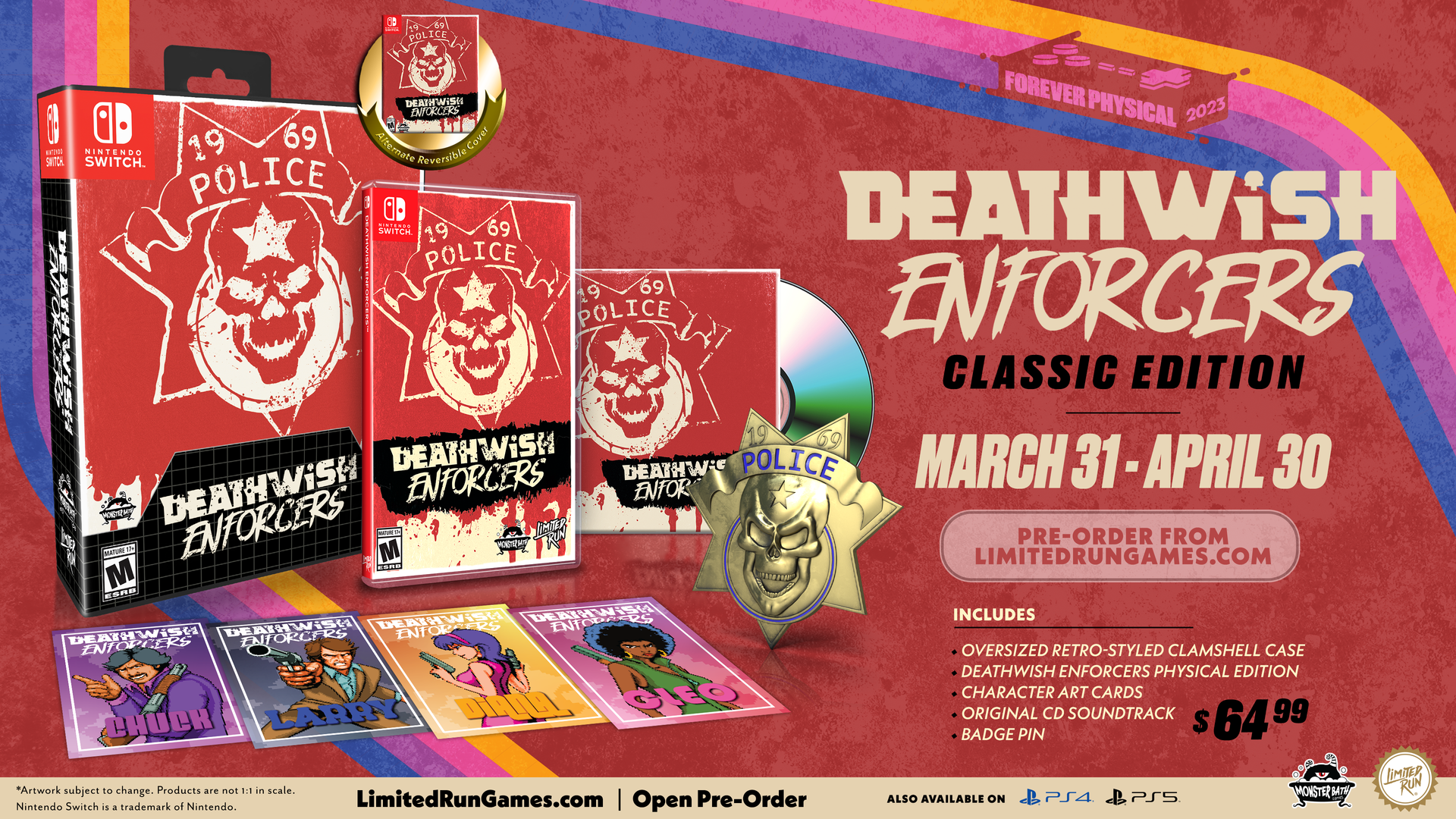 Switch Limited Run #185: Deathwish Enforcers Classic Edition