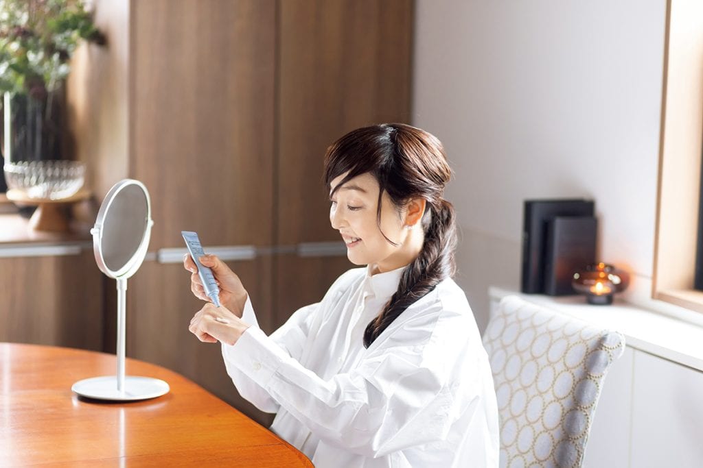 内田彩仍さんが25年以上愛用するドモホルンリンクル】 21代目の