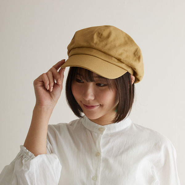 コットン 6パネル キャスケット 58cm 61cm メンズ レディース / 帽子