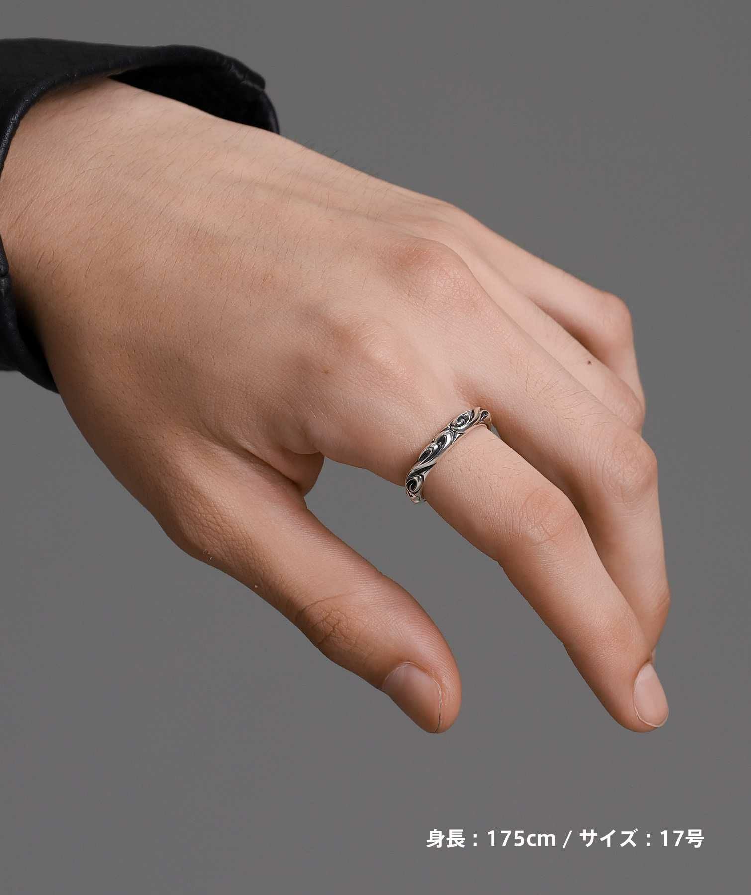 HOWL”タテガミスクロールリング/シルバー925 | LION HEART STORE