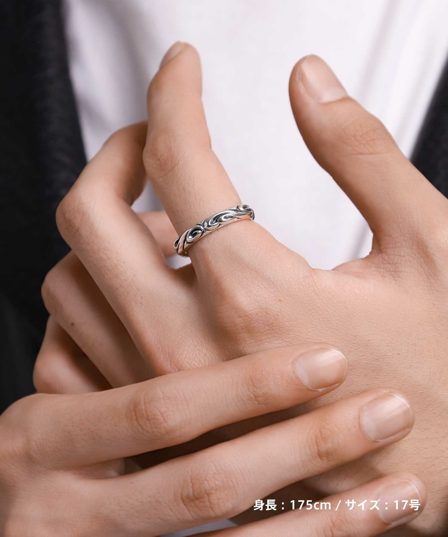 HOWL”タテガミスクロールリング/シルバー925 | LION HEART STORE