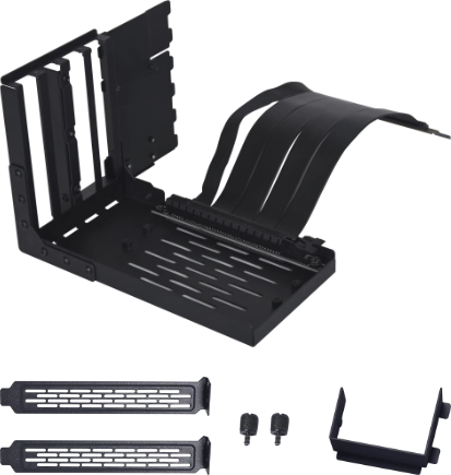 UNIVERSAL 4- SLOTS VERTICAL GPU KIT (WITH GEN 4 RISER) - LIAN LI