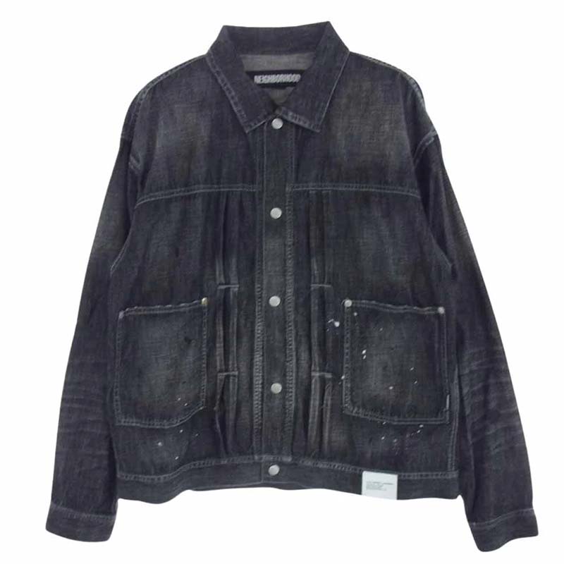 ネイバーフッド 24SS 241SPNH-JKM04 WASHED LIGHTWEIGHT DENIM JACKET