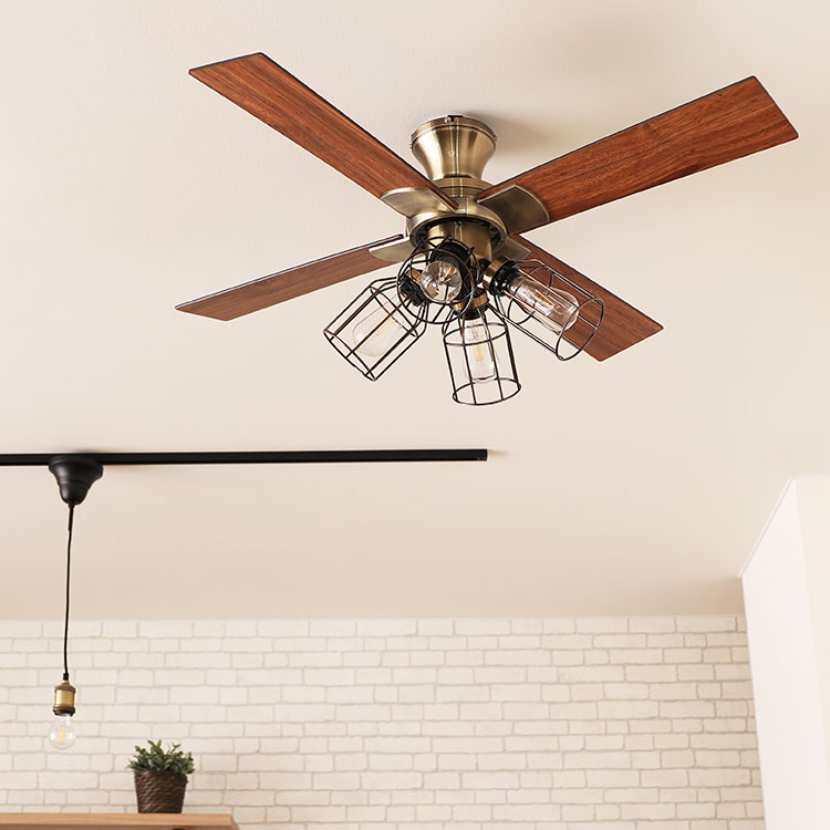 Modern Collection シーリングファン フィラメントLED付 JE-CF003