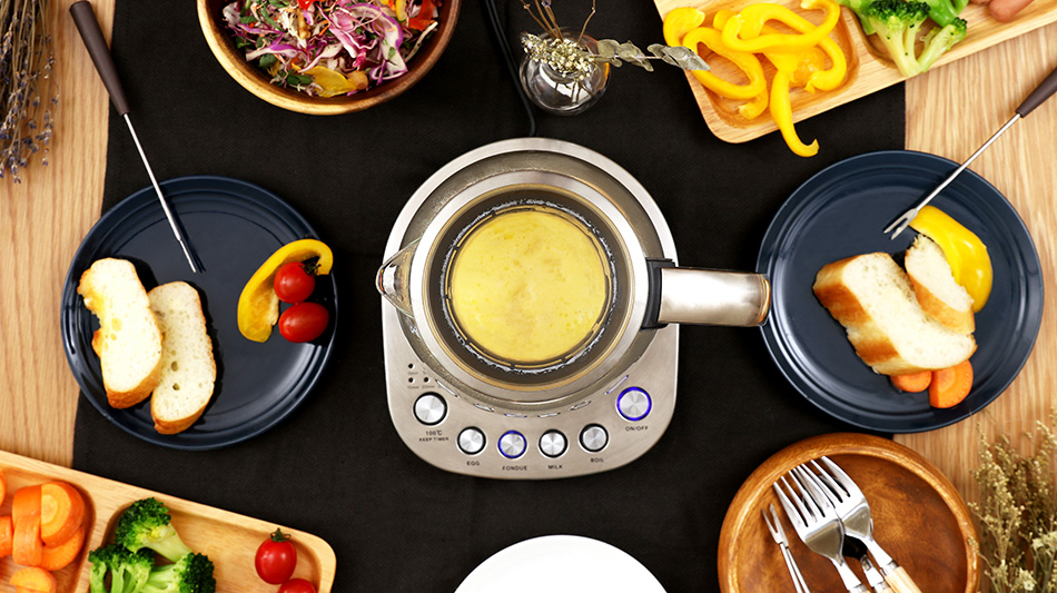 PR-SK021 ガラスディッシュケトル 楽しく使えるレシピブック付 | Chef