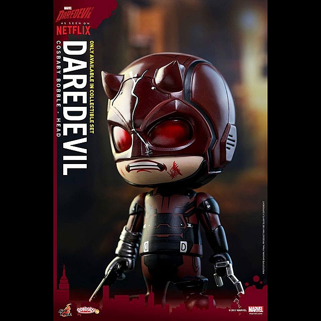 Hot Toys Marvel's Daredevil Cosbaby Bobble-Head Collectible Set
