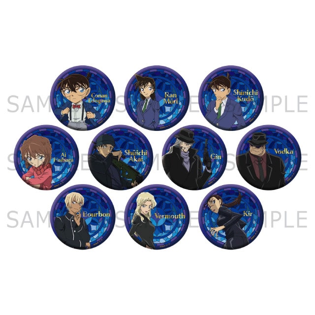 BOX】『名探偵コナン』 おおきなきらきらランダム缶バッジ ゴシックver