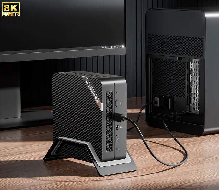 MINISFORUM UM690 mini PC features AMD Ryzen 9 6900HX processor