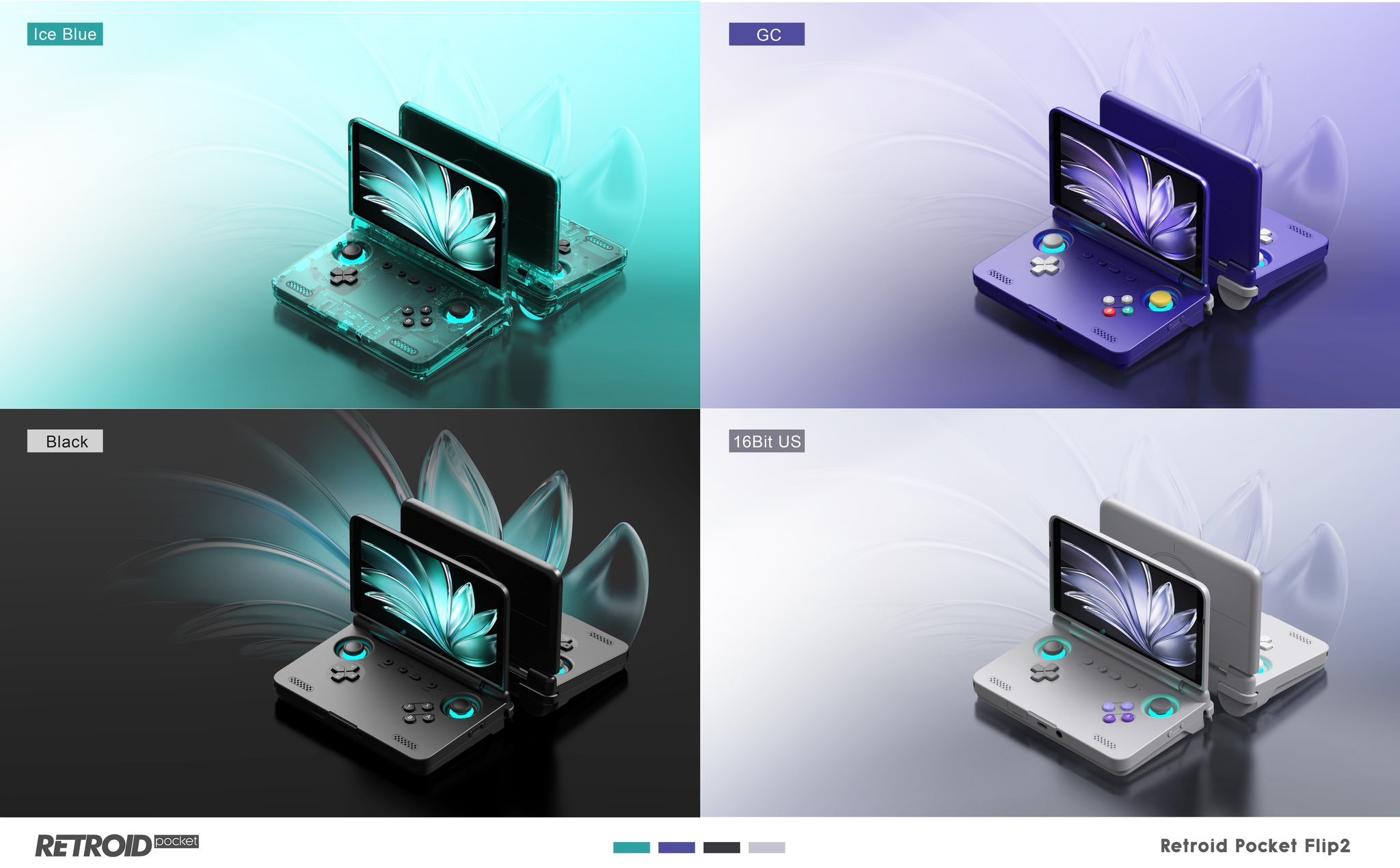 Retroid Pocket Flip 2 is a faster handheld game console with