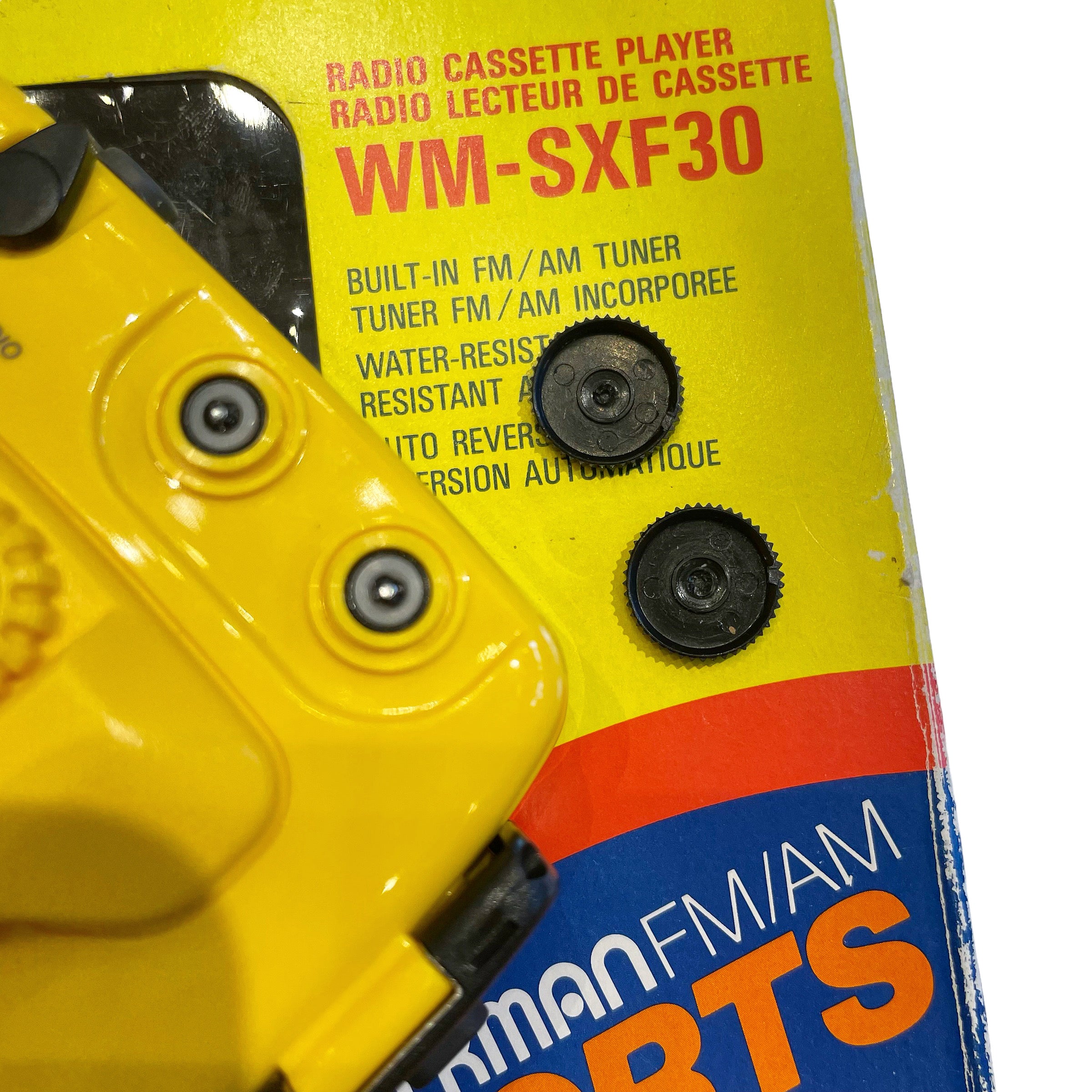 1991 SONY SPORTS ソニー スポーツ Walkman ウォークマン WM-SXF30 BOX