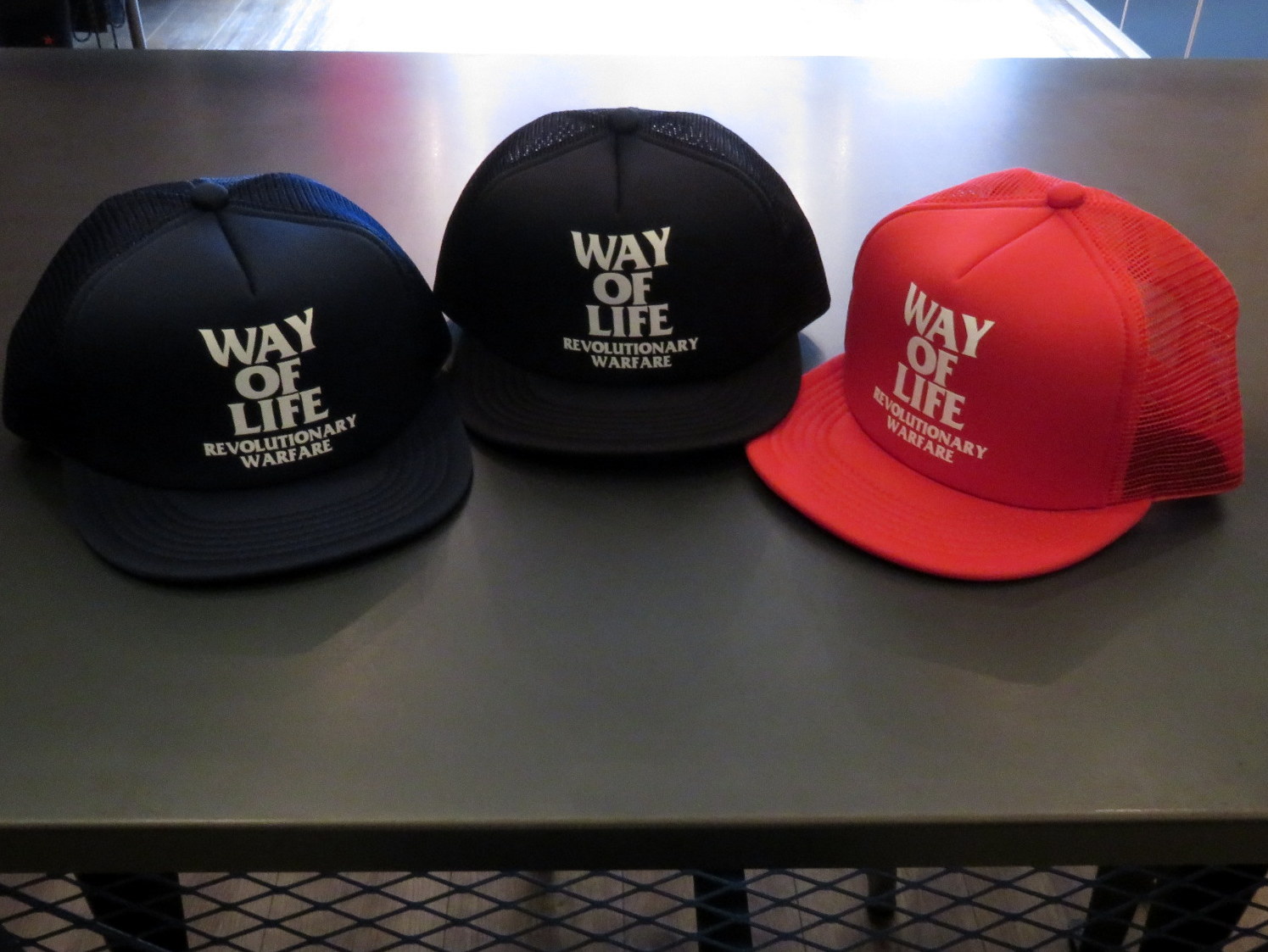 ☆再販☆【RATS(ラッツ)】MESH CAP “WAY OF LIFE” メッシュキャップ