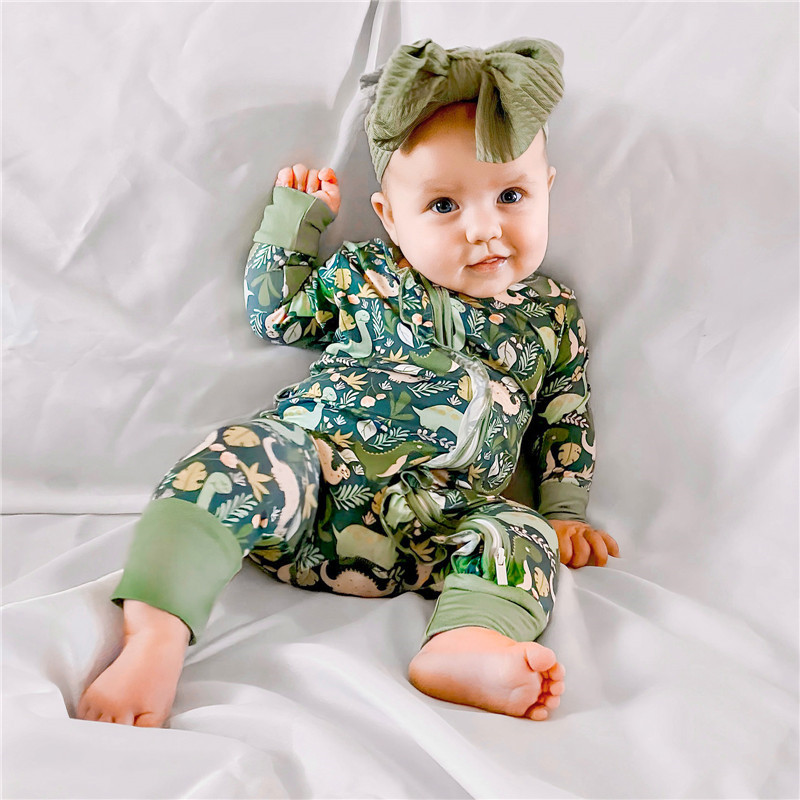 New Herbivore Ruffled Zippered One-Piece Onesie - HappyJamJams