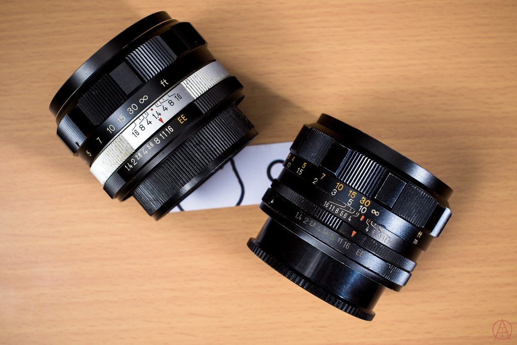 Konica Hexanon AR 57mm f1.4 // Nikon Nikkor-S Auto 35mm 1:… | Flickr