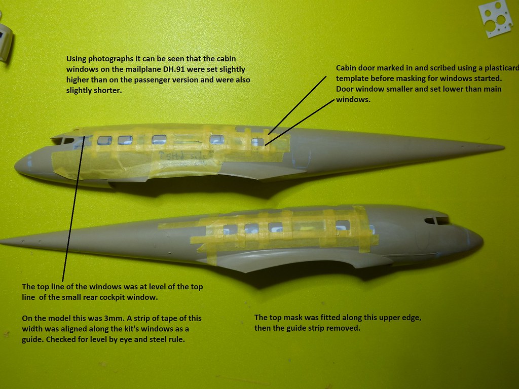 Valom DH.91 Albatros mailplane conversion - Work in Progress