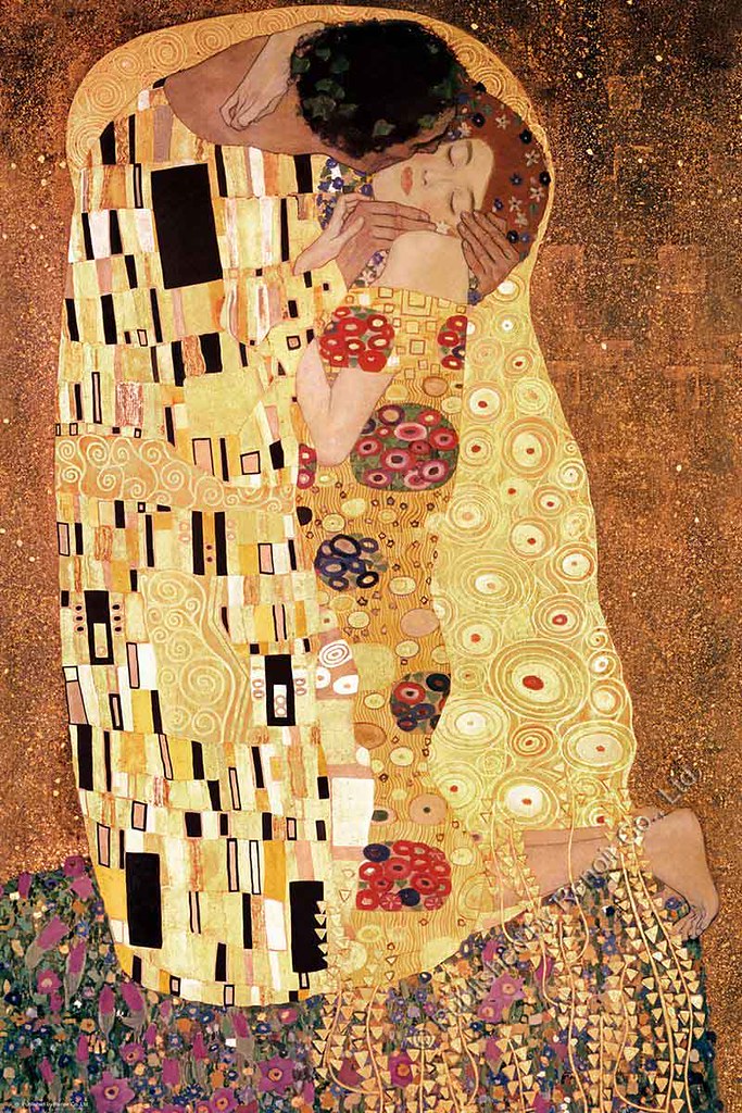 台湾 ルノワール ジグソーパズル 文化工房/キス/1008ピースパズル