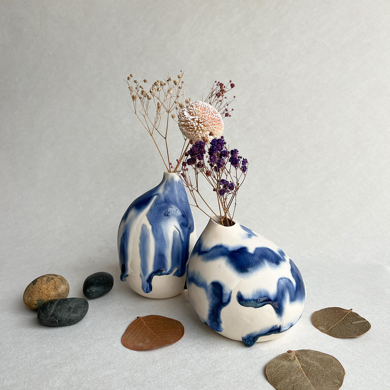 送料無料】台湾 花入 花瓶 陶芸 手作り陶器 ツーもち-陶磁器 - Pinkoi