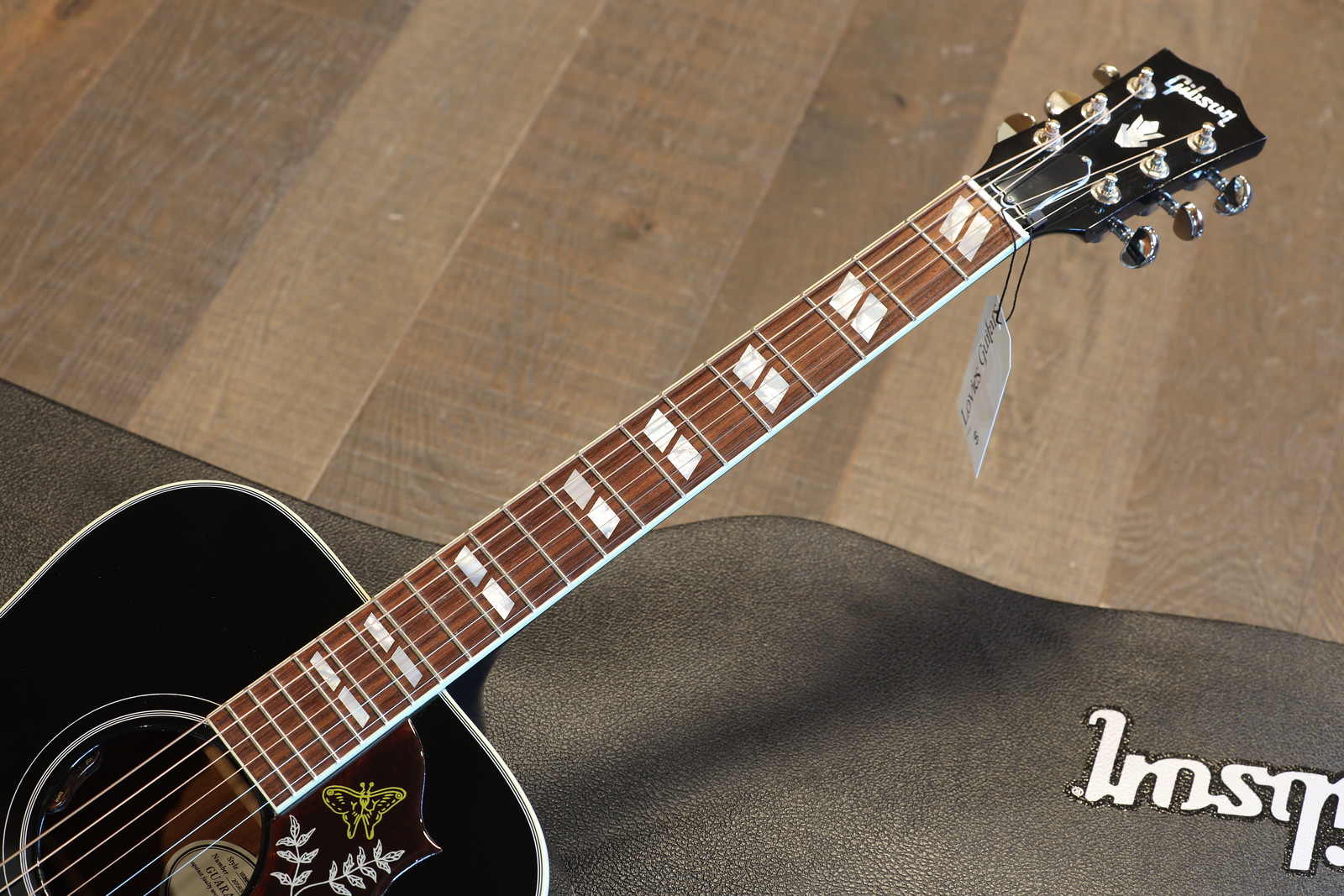 2023 Gibson Hummingbird Standard Acoustic Guitar Ebony Black +