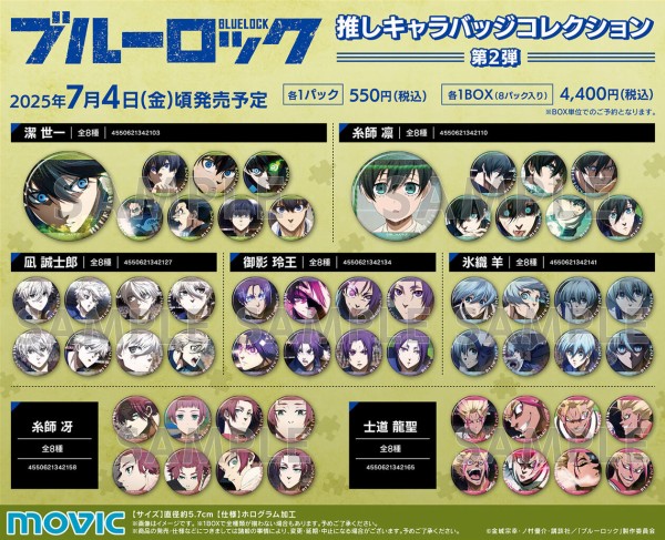 ブルーロック2期 推しキャラバッジコレクション ／（第2弾) : アニメ
