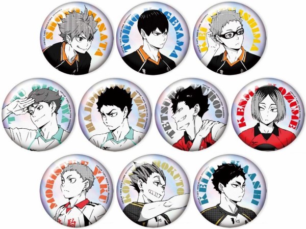10月発売】ハイキュー!! ポートレートシャイニー缶バッジ : アニメ