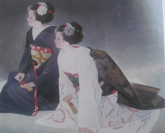 海老名 正夫 絵画 舞妓 海老名 正夫 絵画 舞妓 海老名 正夫 絵画 舞妓