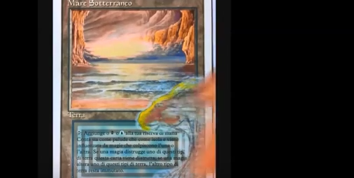 MTG』デュアルランド ドイツ語 underground sea 28 MTG』デュアル