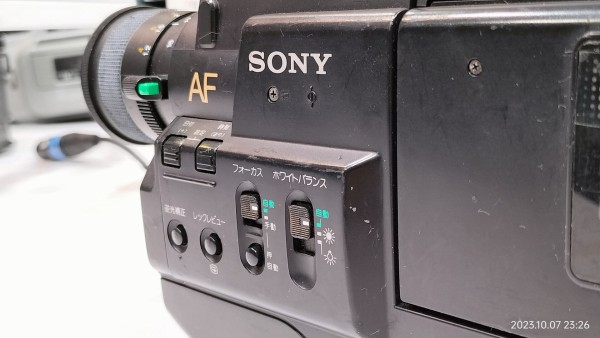 1987/昭和62/SONY/CCD-V50/Handycam/ハンディカム/8ミリビデオ