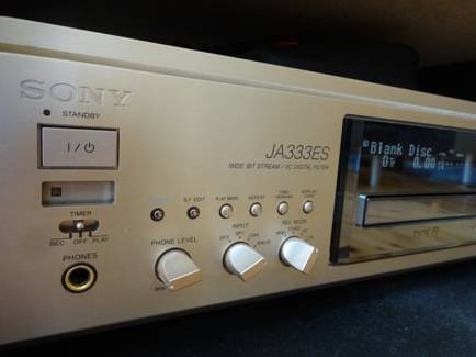 SONYソニー【MD】ミニディスク・デッキMDS-JA333ES修理 : いい音楽を