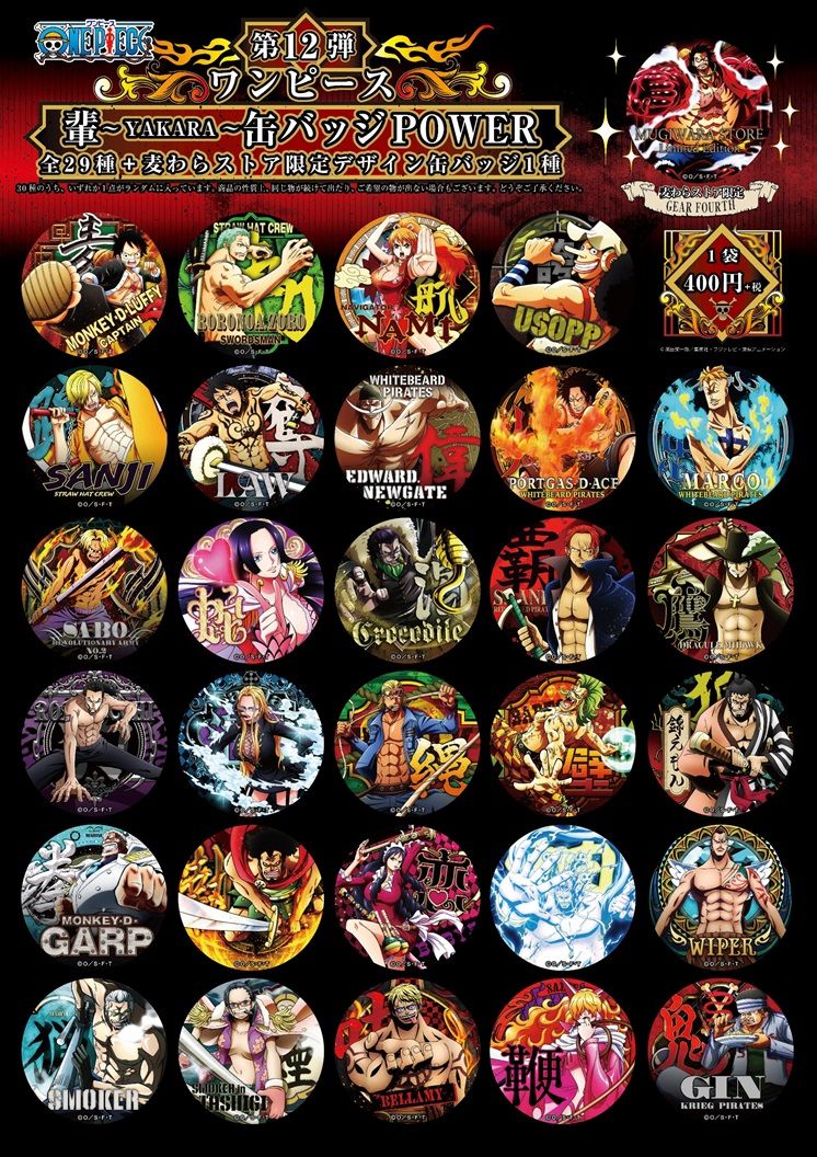 ご案内】遂にきた!! “輩”缶バッジ 復活総選挙 開催!! : ONE PIECE