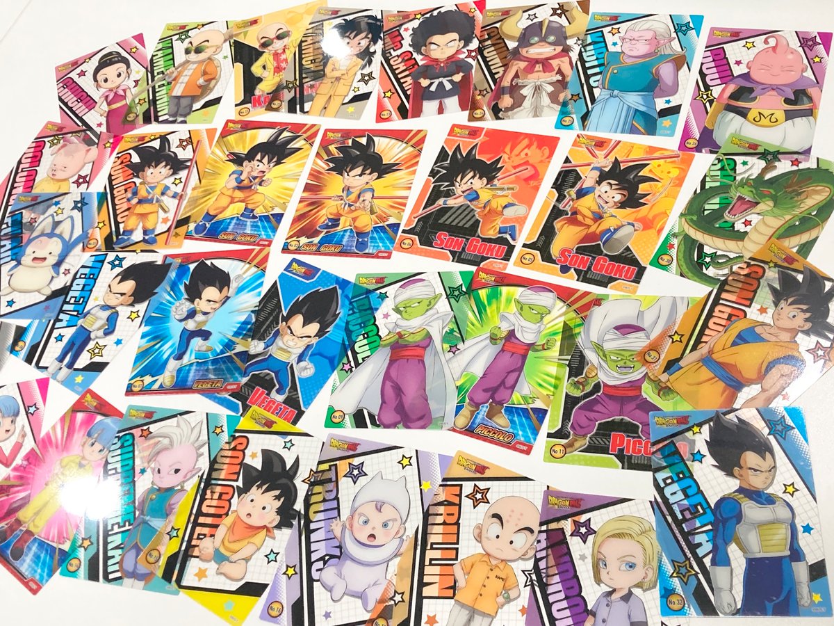 ドラゴンボールDAIMA クリアカードコレクションガム 全33種 カード画像