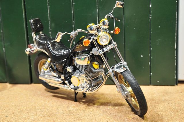 プラモデル タミヤ 1/12 YAMAHA XV1000 ビラーゴ Vol.7 完成