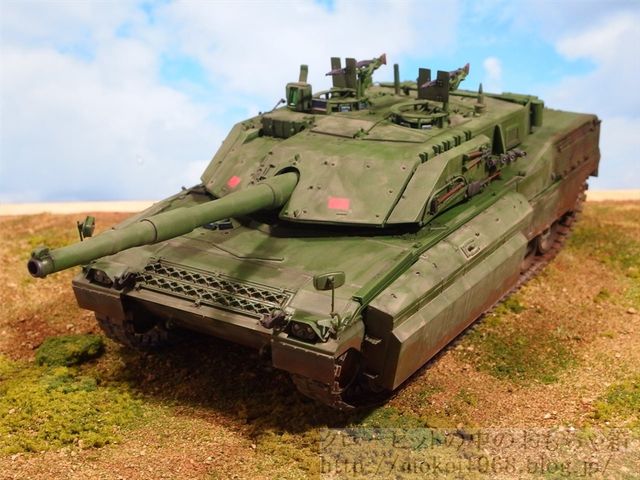 トランペッター 1/35 イタリア アリエテC1増加装甲型 完成