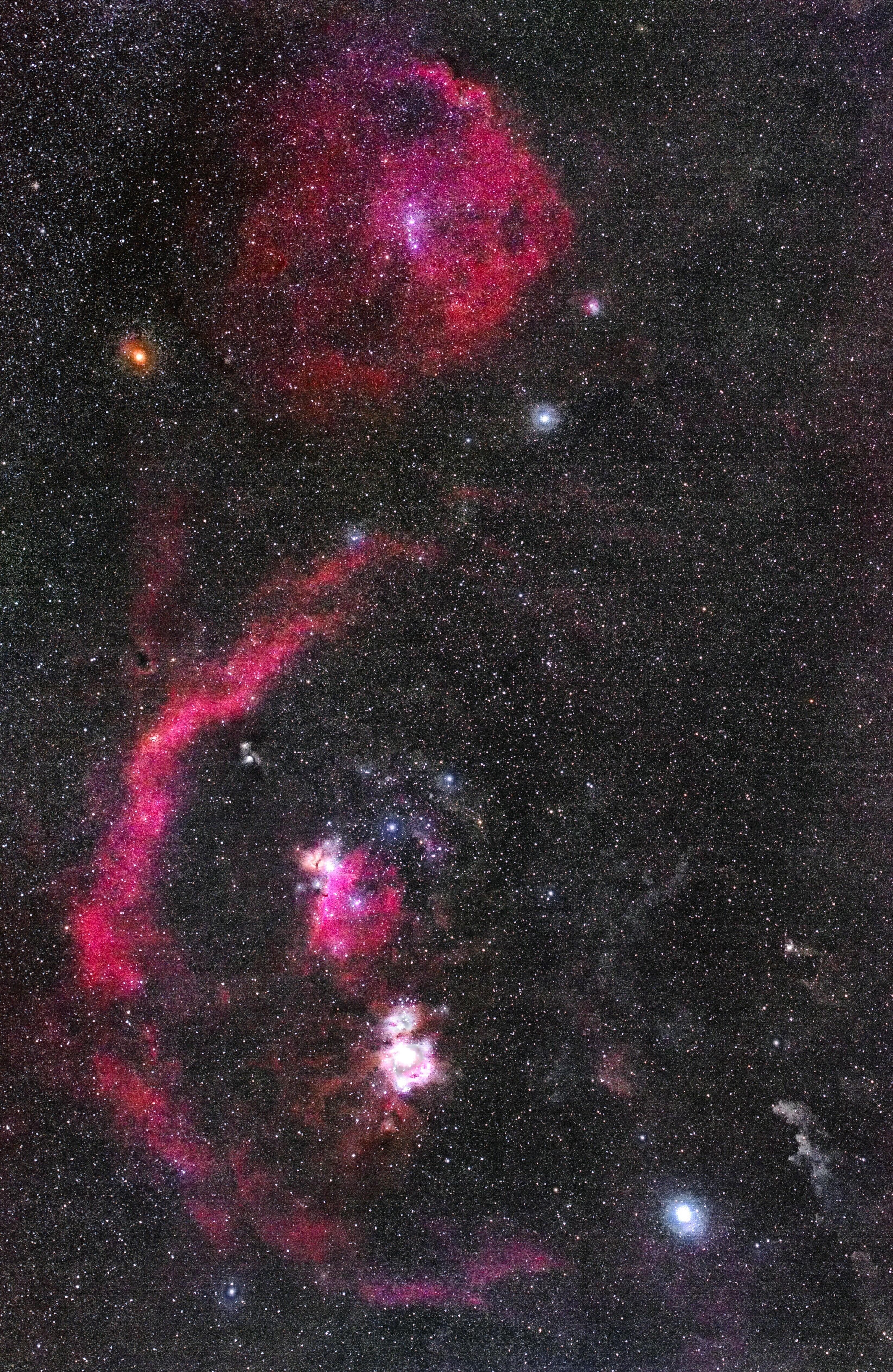 PENTAX 6x7 SMC TAKUMAR 75mm/f4.5で撮るオリオン座周辺 : ほしぞloveログ