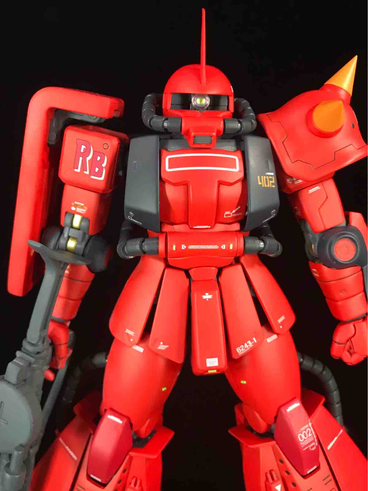 MG ジョニー・ライデン専用ザク ver.2.0 製作 塗装 その三（完成