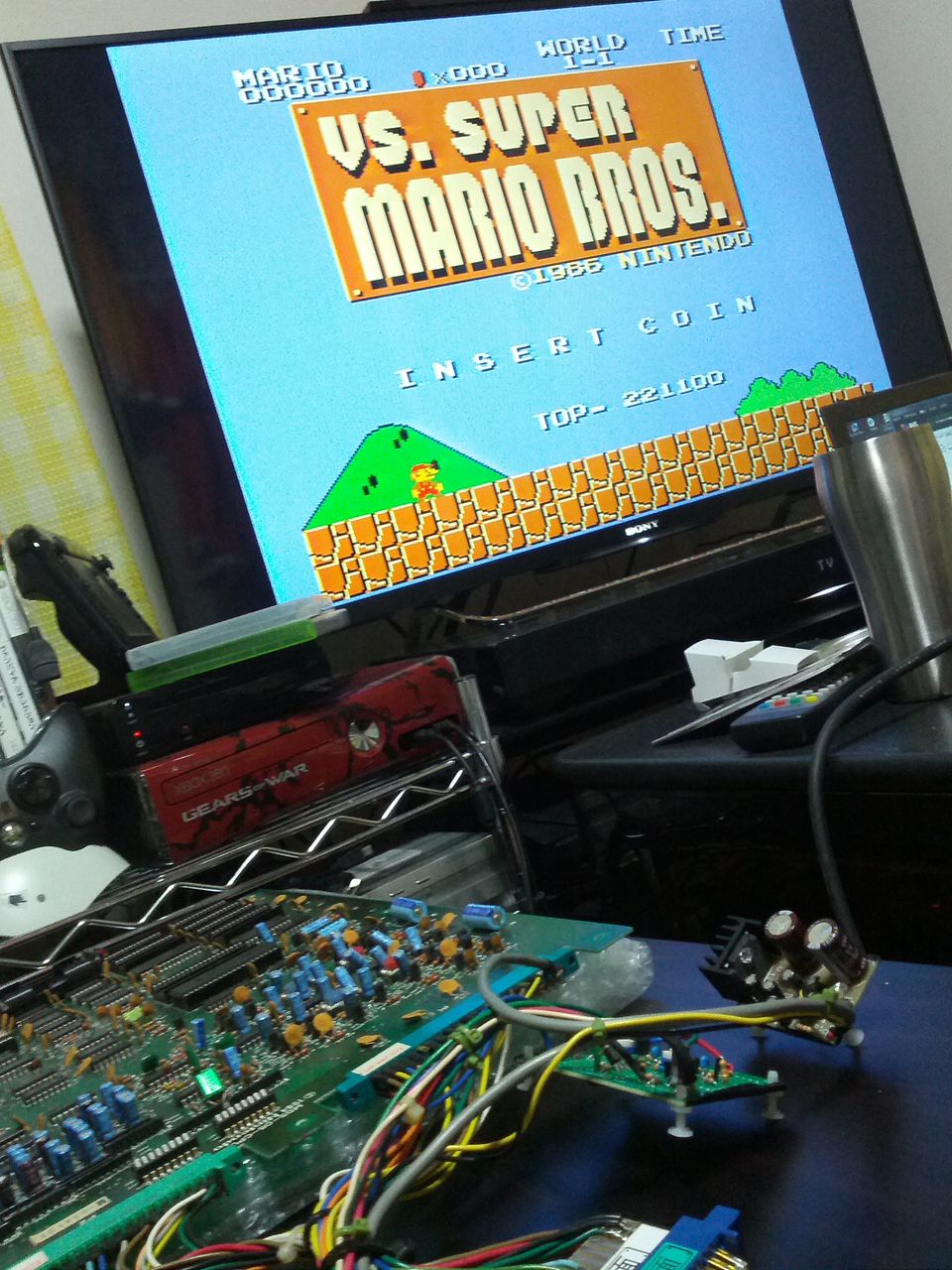 基板】アーケード版スーパーマリオがにじむ（涙でなくて : ナカムー