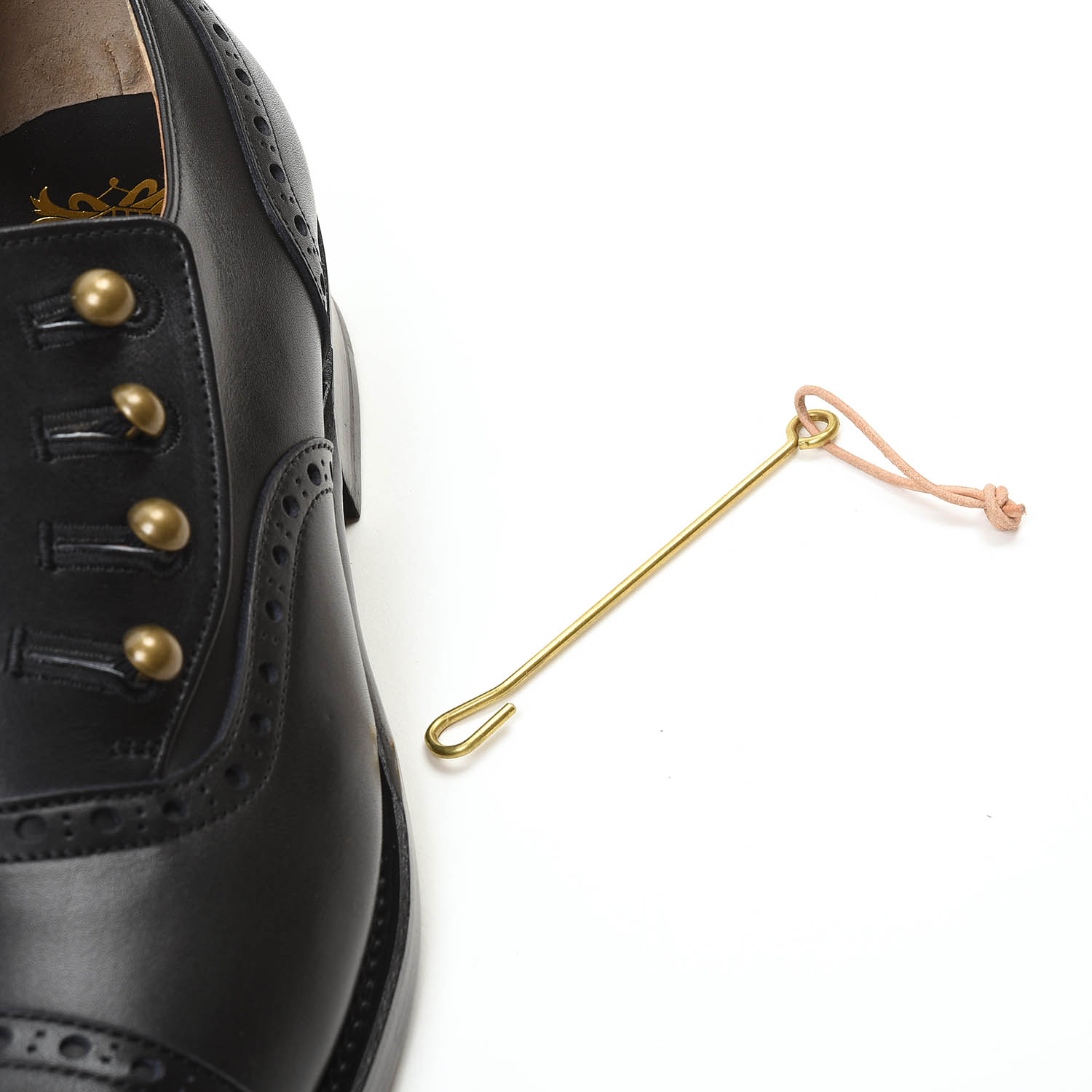 ショセ C-7047 ボタンシューズ ブラック | 販売店 | (有)シューズ