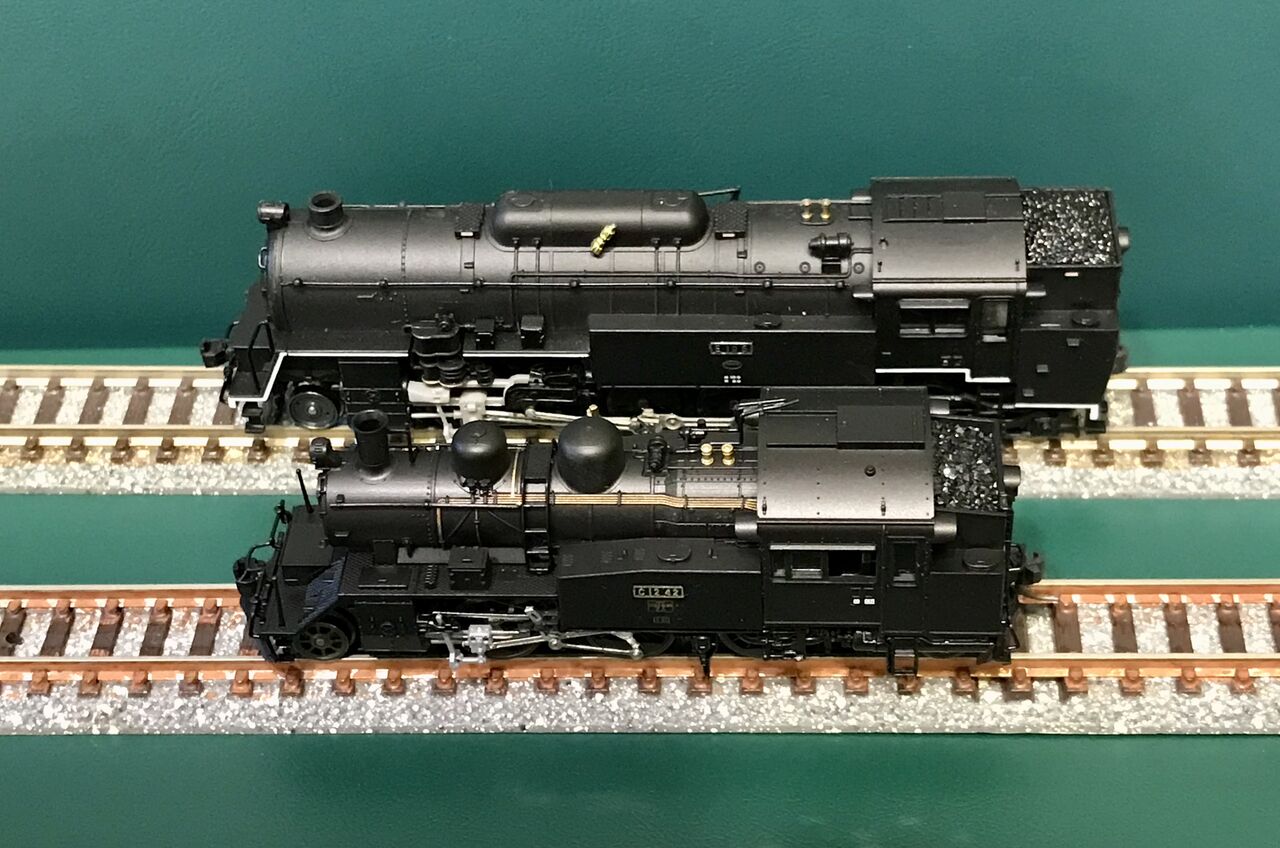 マイクロエース「E10形」と KATO「C12形」を並べてみました。 : エヌゲ