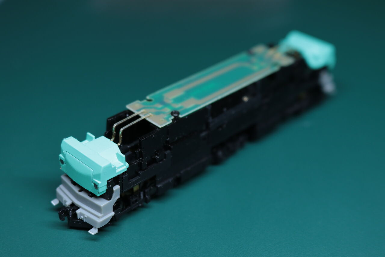 マイクロエース DD53-2 ロータリー除雪機関車 改造後 : にぼし工房