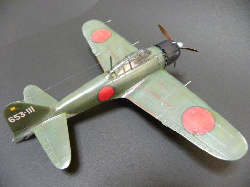 タミヤ1/72 零戦52型完成!! : つれづれプラモ製作記