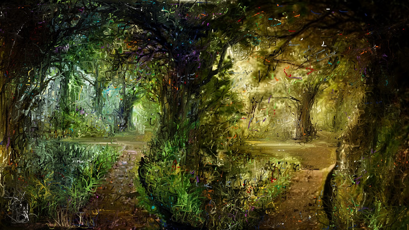 幻想的な森の分かれ道 : nodasantaのblog(イラストレーター)