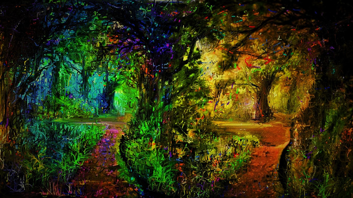 幻想的な森の分かれ道 : nodasantaのblog(イラストレーター)